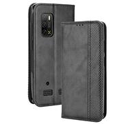 GOKEN Funda para Ulefone Armor X10 Pro/Armor X10 Funda, Leather Folio Carcasa con Billetera, Magnética Premium PU/TPU Cuero FILP Case Cover con Soporte/Tapa Tarjetas (Negro)