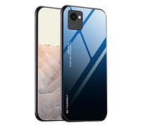 GOKEN Vidrio Degradado Funda para Realme C30 4G, Carcasa con Parte Posterior de Vidrio Templado + Marco de TPU de Silicona Suave, Resistente Arañazos Case Cover (7)