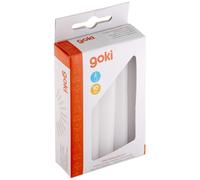 Goki 15051 Velas de cumpleaños, Blanco, 10 unidades (Importación USA)