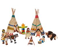 GoKi 51911 (-) (-) Flexible Puppets, Indian Camp, Mixed (Importación USA)