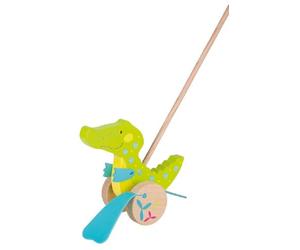 GOKI 54911 - Animal para Empujar Cocodrilo (con Grandes Patas) (+1 Año)