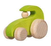 goki 55831 - Vehículo de agarre para tractor Petits Pilotes, juguete de madera como coche de agarre, fabricado en Alemania, 100% madera FSC, juguete para bebés para agarrar y empujar a partir de 1 año