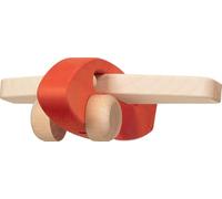 goki 55833 - Avión de agarre Petits Pilotes, avión de juguete de madera, fabricado en Alemania, 100% madera FSC, juguete para bebés para agarrar y empujar, a partir de 1 año