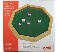 Goki-56954 Juegos de acción y reflejosJuegos educativosGOKICubilete, Color marrón, verde (4013594569545) , color/modelo surtido