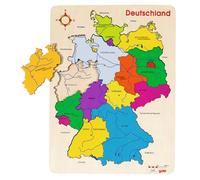 Goki Puzzle Insertar piezas Alemania II – 16 partes