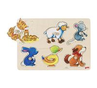 Goki 57929 Background Puzzle Mother and Baby, Mixed