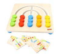 Goki 58436 Rainbow Leaderboard, 5 Colors Domino, multicoloured (Importación USA)