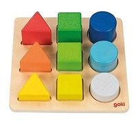 Goki 58753 juego educativo - Juegos educativos (Multicolor, Niño, 1 año(s), 9 pieza(s), Madera, CE) , color/modelo surtido