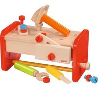 Goki 58871 - Banco de Trabajo con cajón, 15 Piezas [Importado de Alemania]