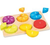 goki 59960 Juego educativo de cálculo de fracturas, multicolor, 29 cm x 20 cm