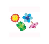 Goki 62954 Peonza de madera color, 1 St & uuml; ck, mehrfarbig