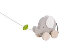 GOKI Animal de Arrastre, Elefante con Hoja