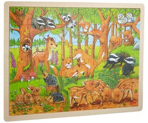 goki- Animals Encaje, animalitos en el Bosque, Multicolor (577 (Importación USA)