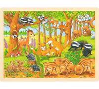 goki- Animals Encaje, animalitos en el Bosque, Multicolor (57734)