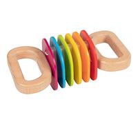 GOKI Arco Iris No Aplica Sonajeros y Aros de Peluche, Multicolor, Medium (61885)