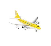 GOKI- Avión con Sonido y Luces, de hojalata, L= 18,5 cm Coches y Otros vehículos, Multicolor (12143)