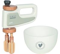 GOKI- Batidora de Mano Cuenco Incluido Juguetes de Cocina, Multicolor (51502)