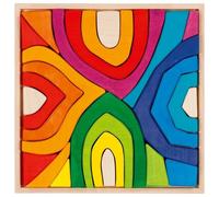 Goki Bloques De Madera Las Cuatro Estaciones Bauklötze 58471 Multicolor