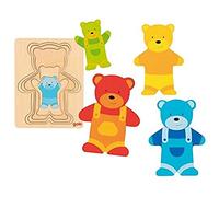GOKI Capas, Oso Puzzles y Rompecabezas, Color (Multicolor) (57449)