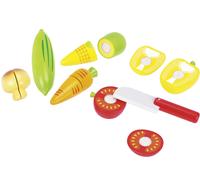Goki Cortar Verduras 12 Piezas Set De Madera Para Tienda Infantil 51598