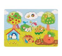 Goki- Encaje con Dibujos escondidos En el jardín, Multicolor (57473)