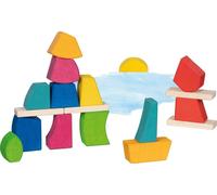 Goki Evolution Building Bricks and Blocks Creo, Traditional Wo (Importación USA)