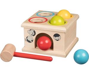 Goki - Fidu, coge el ratón, Juego de Golpear de Madera (Gollnest & Kiesel WM914)