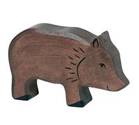Goki FIGURA JUGUETE COLECCIÓN Holztiger Animales de Bosques Prados JABALÍ fabricado con madera ecológica