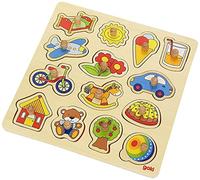 GOKI- Horse Puzzles de maderaPuzzles de maderaGOKIEncaje, Caballo de balancín, Pelota, …, Multicolor (1)