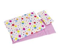 Goki Juego Cama Muñecas 3 Piezas Babypuppen, Estrellas 51564