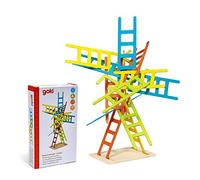 Goki- Juego de Equilibrio, escaleras, Multicolor (Gollnest & Kiesel 56877.0)