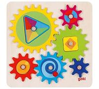 GOKI- Juego de los Engranajes II Puzzles 3D, Multicolor (58428)