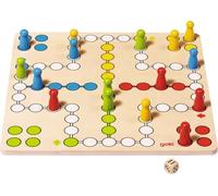 Goki Ludo Básico Juego de Mesa Juego de Madera la Familia 56710