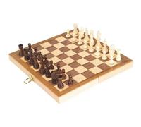 GOKI- Juegos de Mesa Ajedrez En Caja de Madera, Multicolor, 30 (Importación USA)