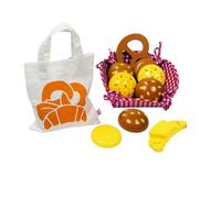 Goki Bollos de Pan 11-teilig Holzbrötchen Tienda Juguete Cocina Miniaturas 51704
