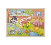 goki- Kind-Idylle Puzzle, la Vida en la Granja, Multicolor (57 (Importación USA)