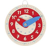 Goki Reloj de aprendizaje Aprende a leer la hora Multicolor 10 cm
