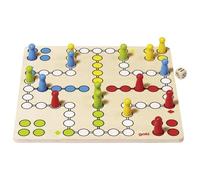 Goki Ludo Básico Juego de Mesa Juego de Madera la Familia 56710