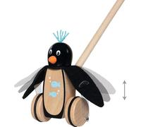 Goki madera empuje figura pingüino Pablo entrenador de caminar juguete
