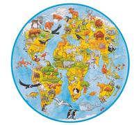 GOKI maderaPuzzles de maderaGOKIXXL Puzzle El Mundo, Multicolor (1)