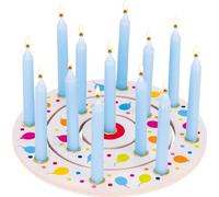 Goki Marioneta de corona de cumpleaños con globos de 6000 pulgadas, multicolor