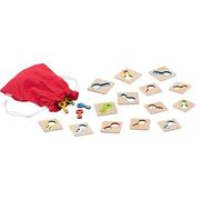 Goki Memo game key search Wooden cards: 5 x 5 x 0.3 cm