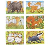 GOKI- Minipuzzle Animales No Aplica Puzzles encajables y Rompe (Importación USA)