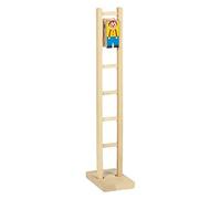 GOKI J Juguete de Madera con Payaso y Escalera, Multicolor, Medium (GK807)