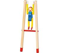 GOKI- Payaso Juegos familiaresJuegos tradicionalesGOKIPayaso Gimnasta Linoh, Multicolor, Small (1)