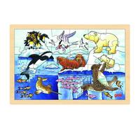 Goki Puzzle Arctic Animals - 24 Pcs Toy NUEVO