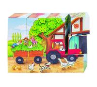 goki Puzzle de Dados, Estaciones en la Granja, Multicolor (578 (Importación USA)