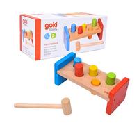 Goki- Puzzles de maderaPuzzles de maderaGOKIBanco de Martillo, Basic, Multicolor