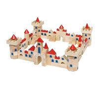 GOKI- Puzzles de maderaPuzzles de maderaGOKICaja de construcciónes Castillo, Multicolor (1) , color/modelo surtido