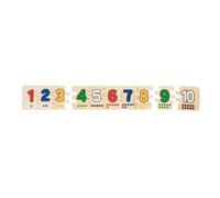 GOKI- Puzzles de maderaPuzzles de maderaGOKIPuzzle de números, Multicolor (1)